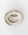 【Hideki Yamamoto】Glass glazed morning glory shaped bowl Small