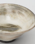【Hideki Yamamoto】Glass glazed morning glory shaped bowl Small