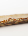 【角户和彦】黄粉梳状长方盘(薄)