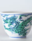 Aogosu dragon sake cup