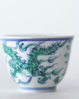 Aogosu dragon sake cup