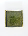 Oribe cloth grain square 4-inch plate