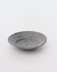 【Etsuji Noguchi】grayish black 6sun flat bowl