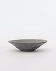 【Etsuji Noguchi】grayish black 6sun flat bowl