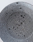 【Etsuji Noguchi】grayish black 6sun flat bowl