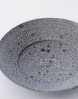 【Etsuji Noguchi】grayish black 6sun flat bowl