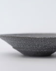 【Etsuji Noguchi】grayish black 6sun flat bowl