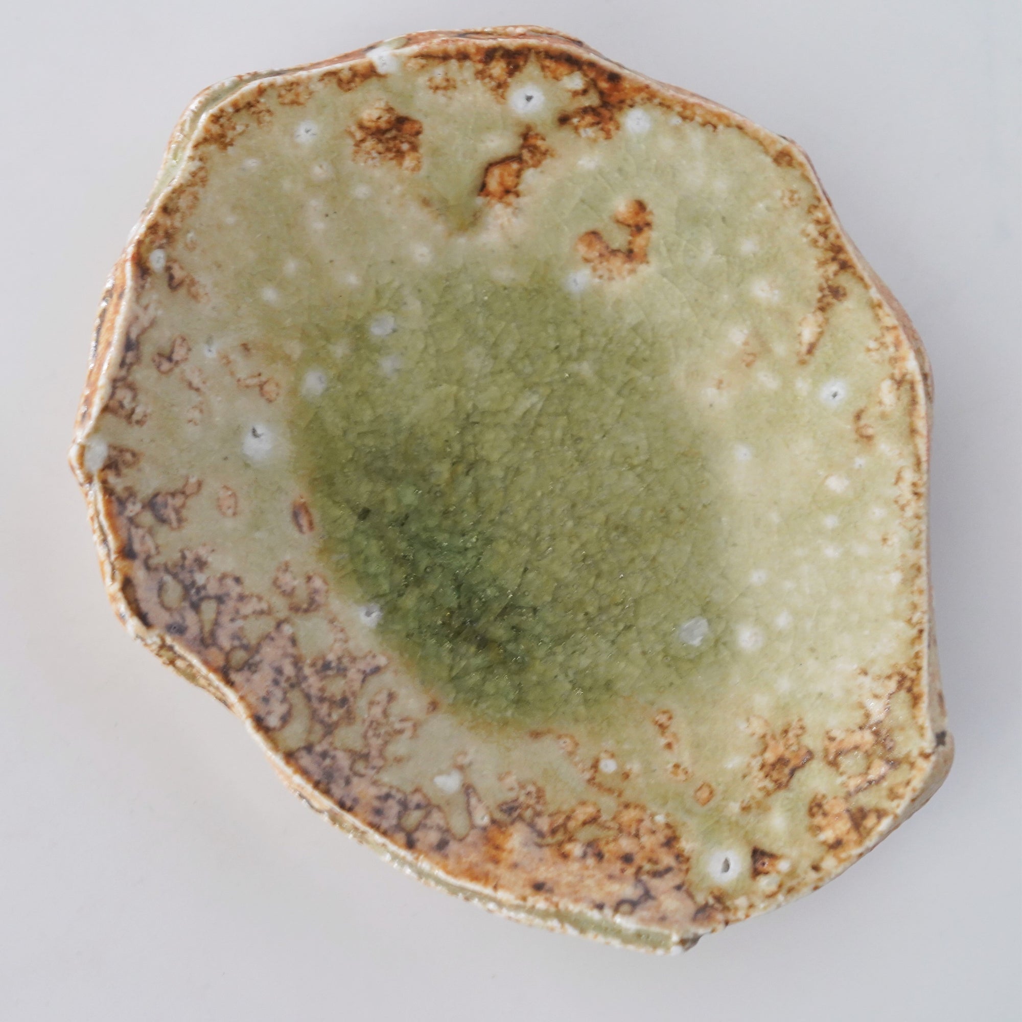 【水垣力】伊賀変形豆皿
