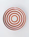 square flower patterned diamond-shaped plate
