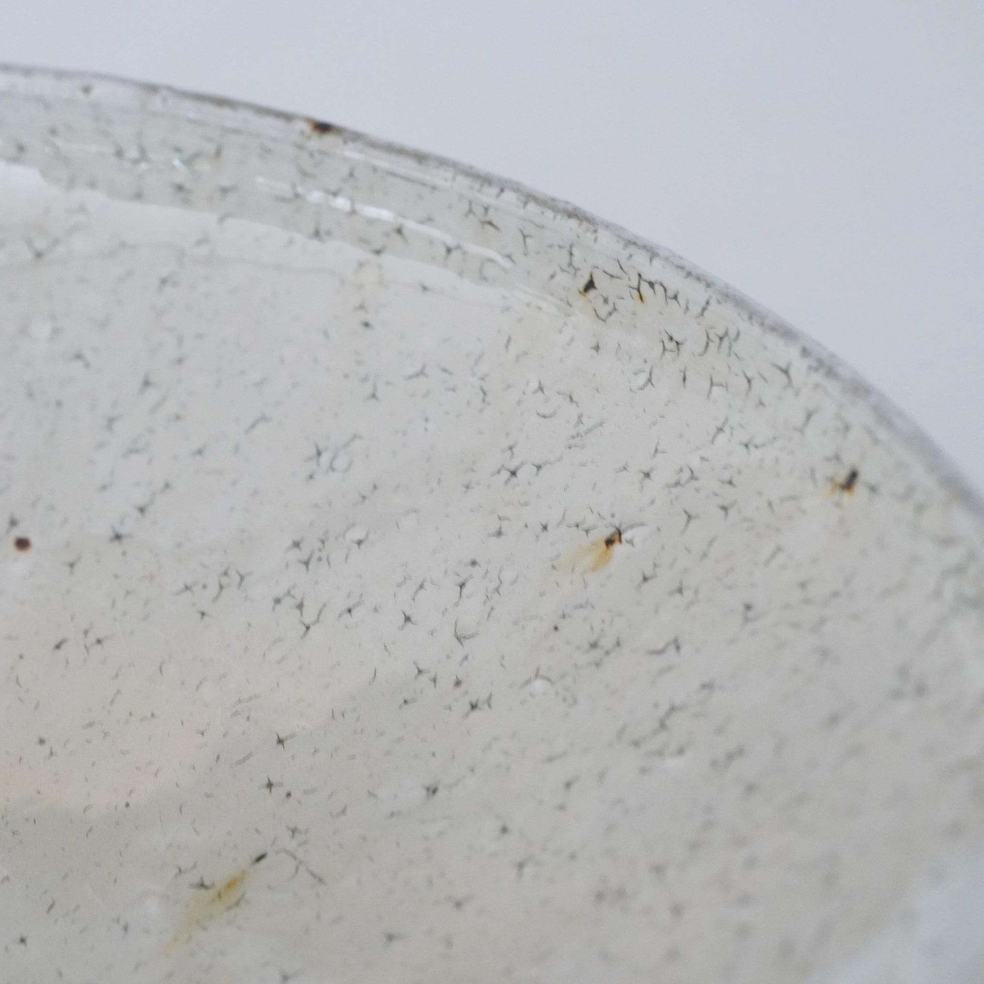 【Tomohiro Suzuki】Glass glazed 8sun deep plate