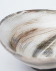 【Hideki Yamamoto】Glass glazed morning glory shaped bowl Small