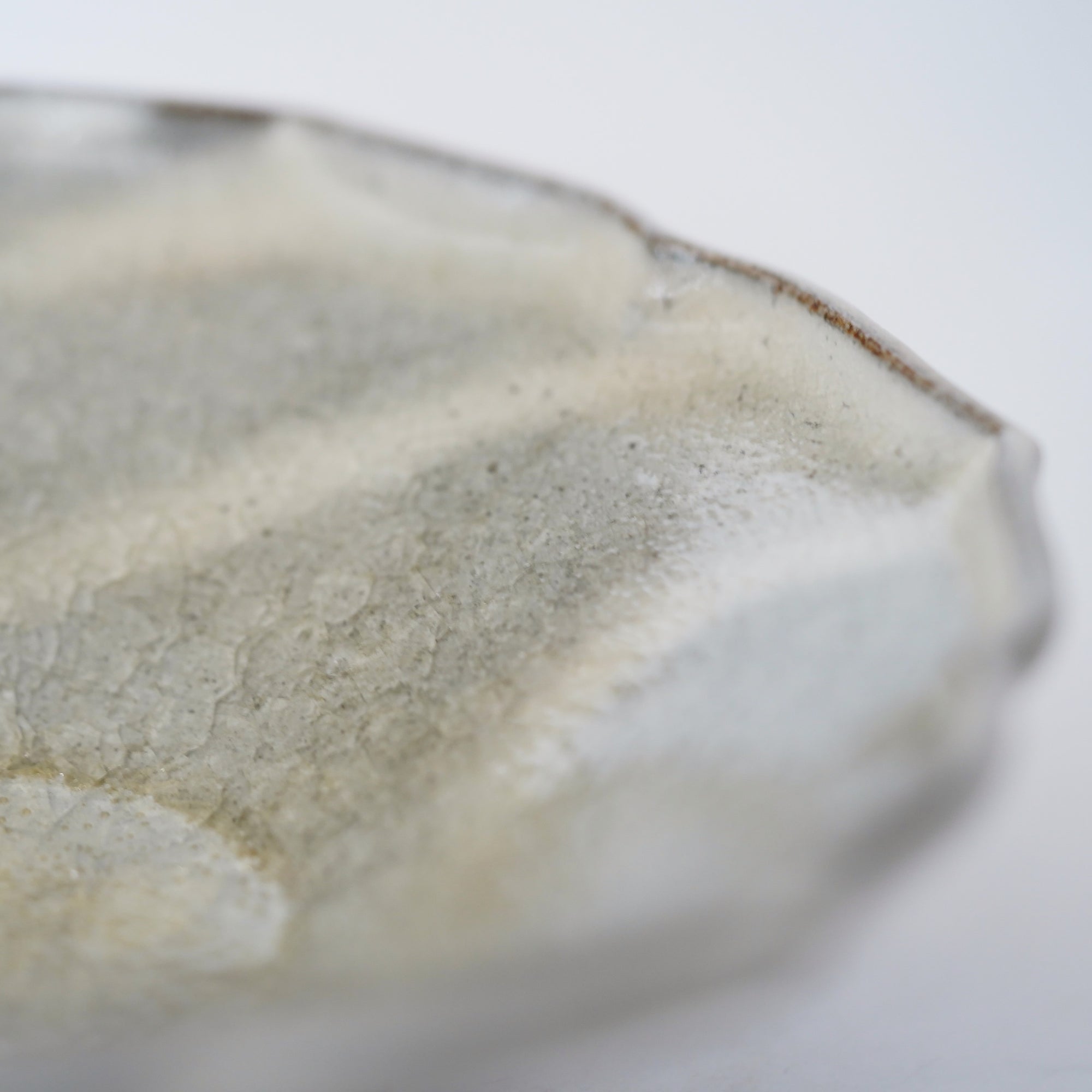 【Hideki Yamamoto】Glass glazed morning glory shaped bowl Small