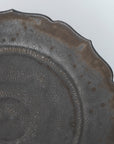 【Hideki Yamamoto】Kuro-yu flower-shaped deflection bowl
