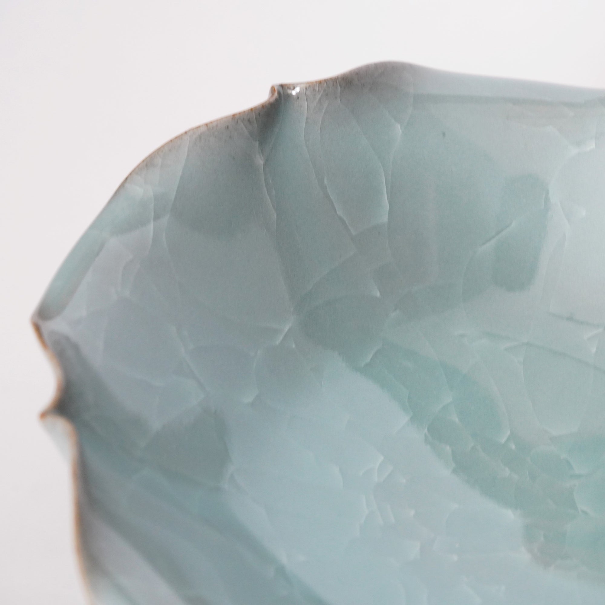 【木山拓】青瓷朝顔鉢 大