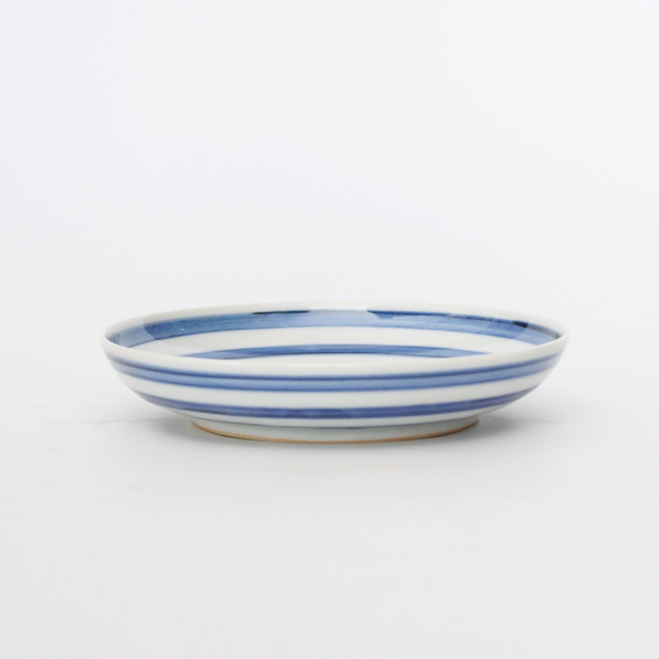 京焼　平安　光峰作　染付笹文　蓋付　猪口　３客　V　6061 京焼 平安 光峰作 染付笹文 蓋付 猪口 3客 V