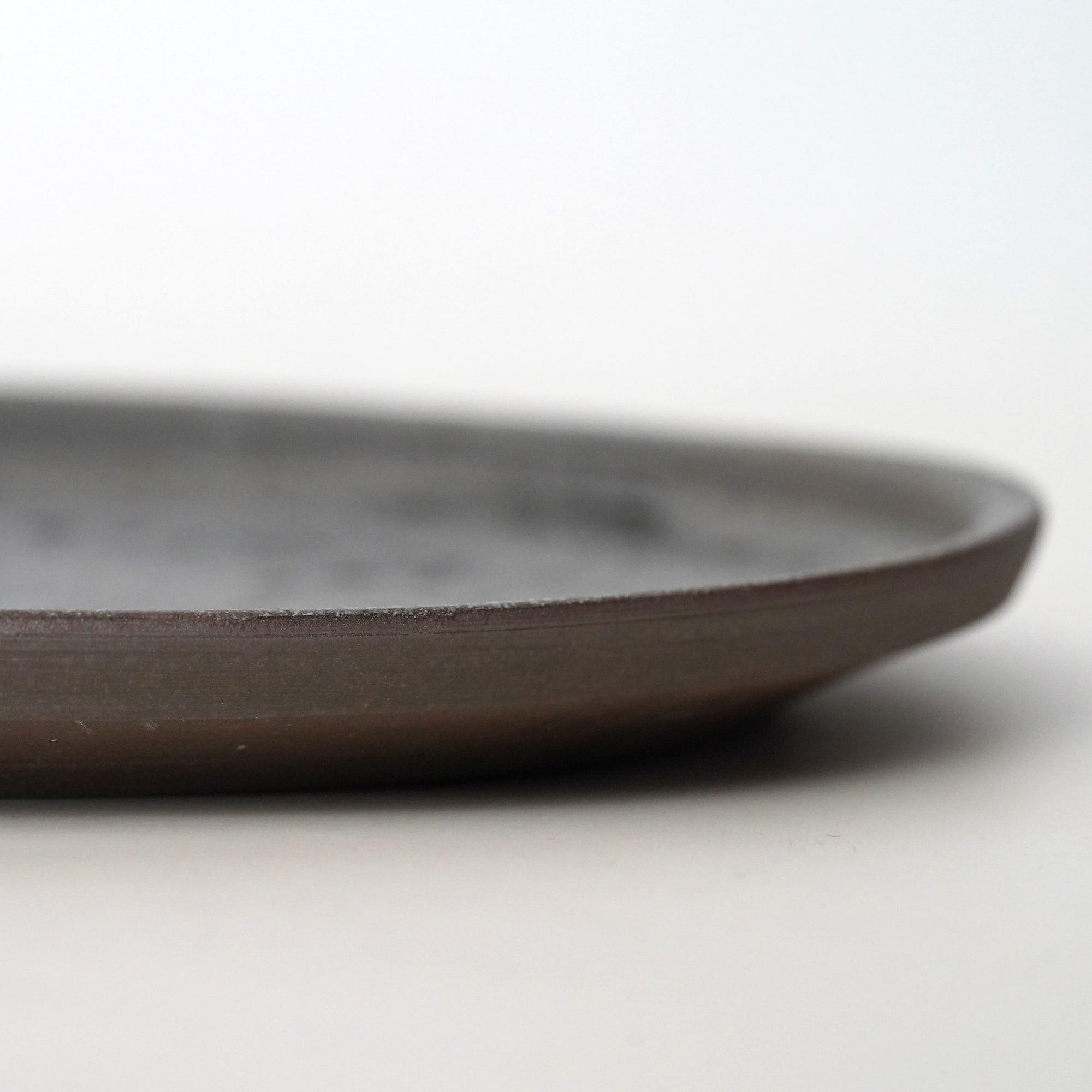 【野口悦士】灰白黒 平皿23cm