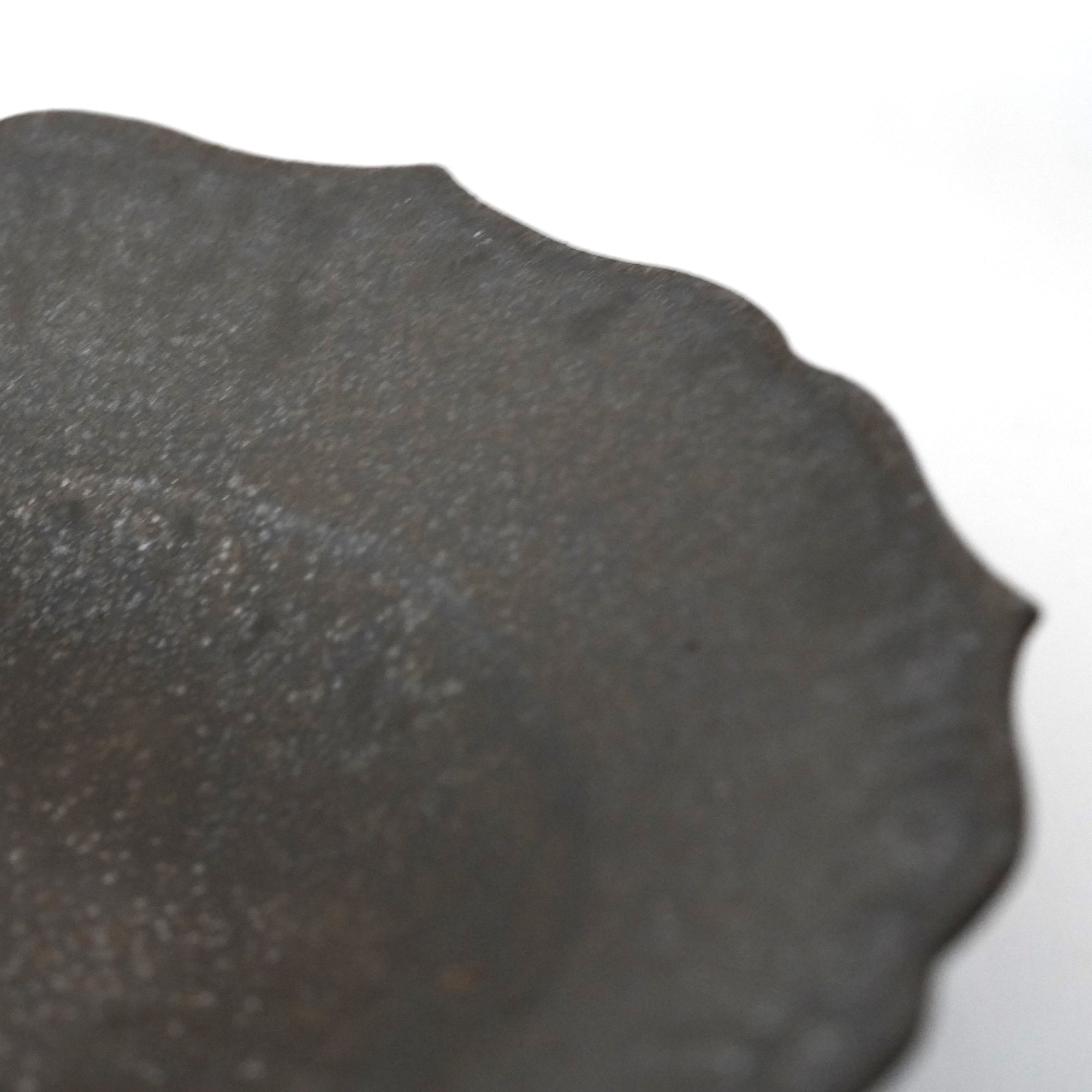 【山本英树】棕釉花边碗