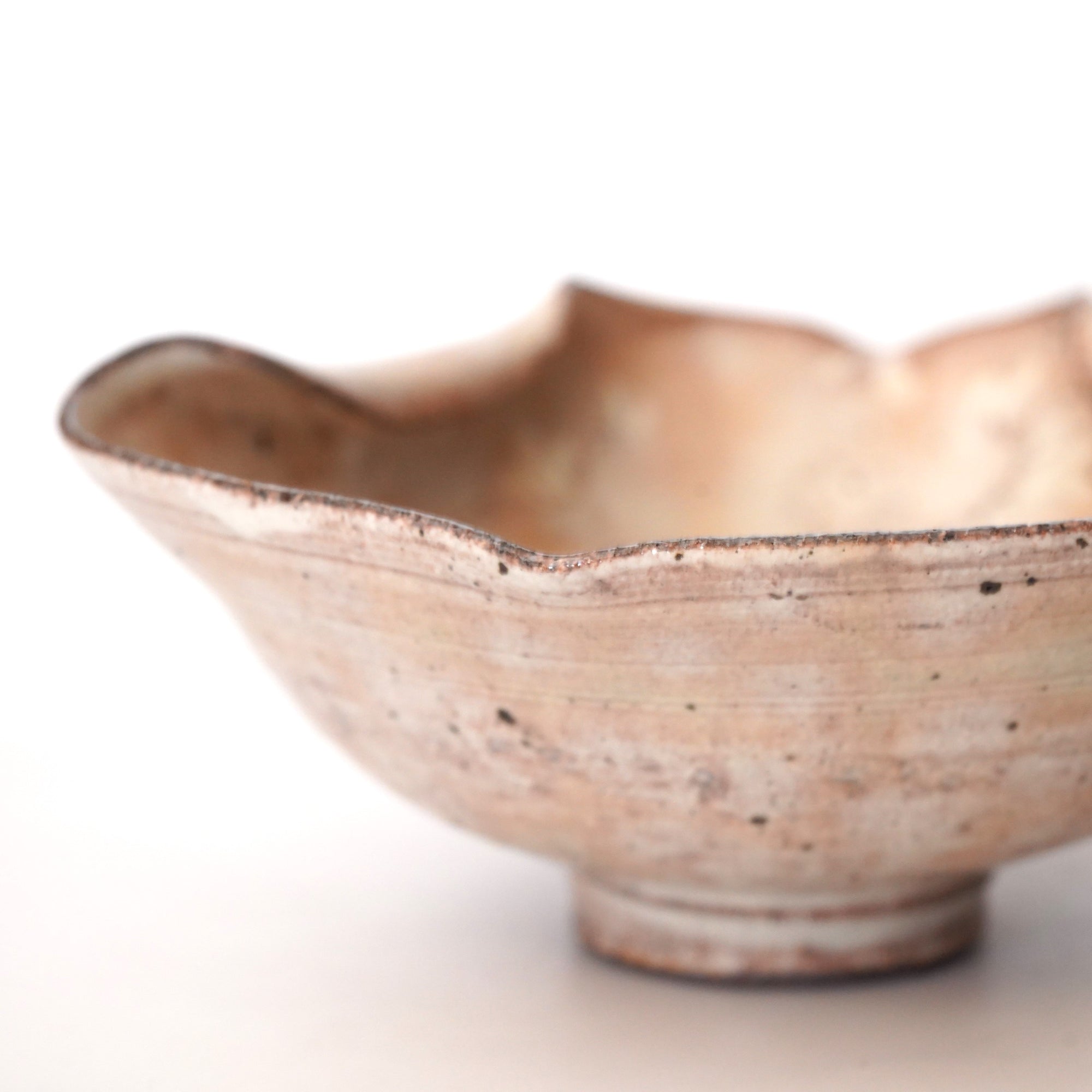 錆三島葉型向付