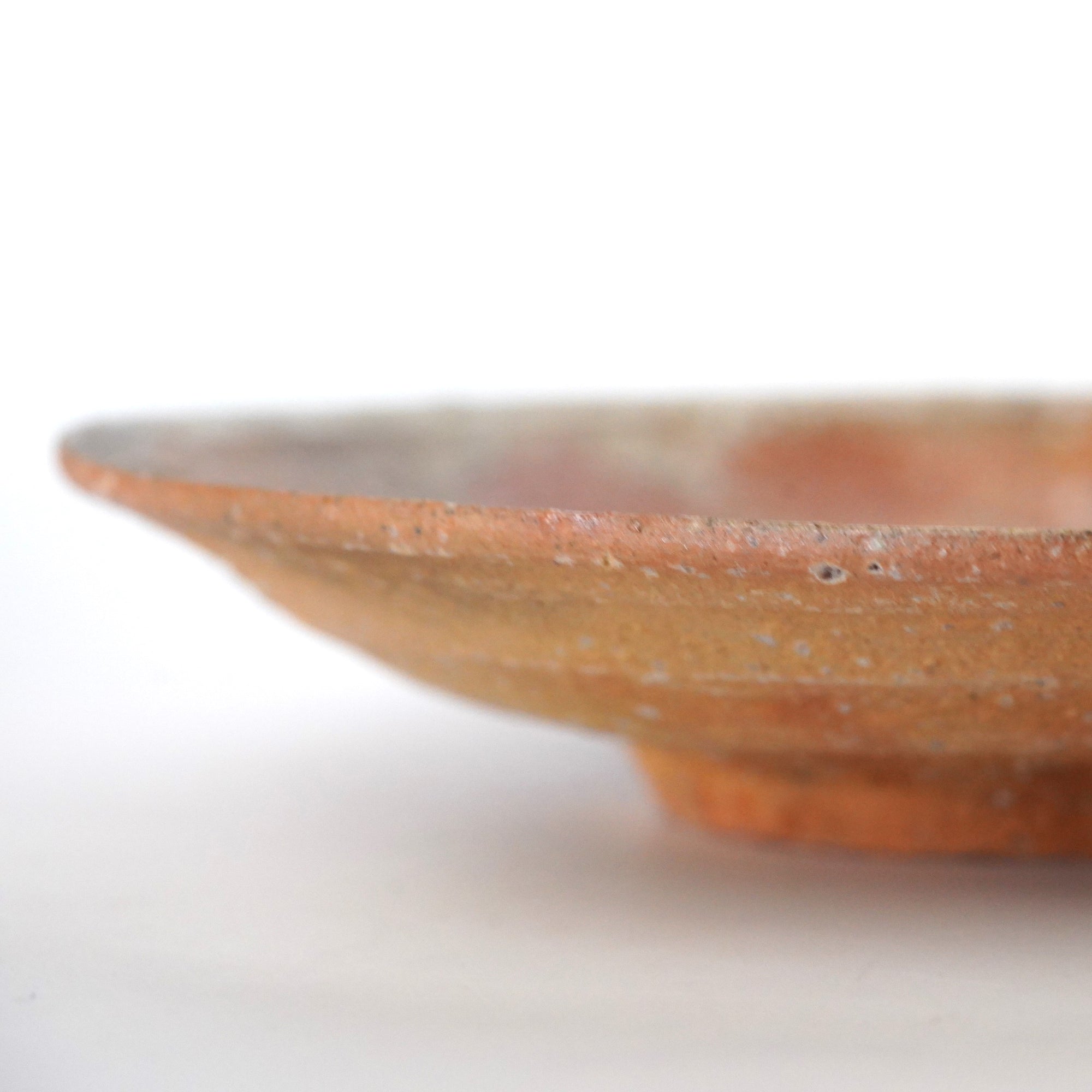 【Kai Tsujimura】Shigaraki round plate