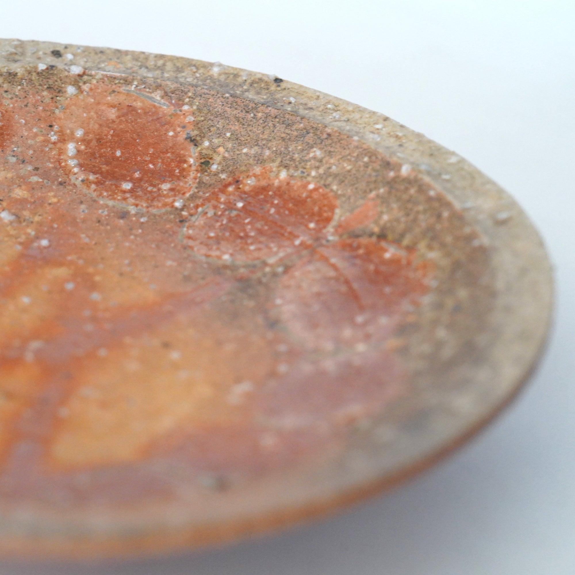 【Kai Tsujimura】Shigaraki round plate