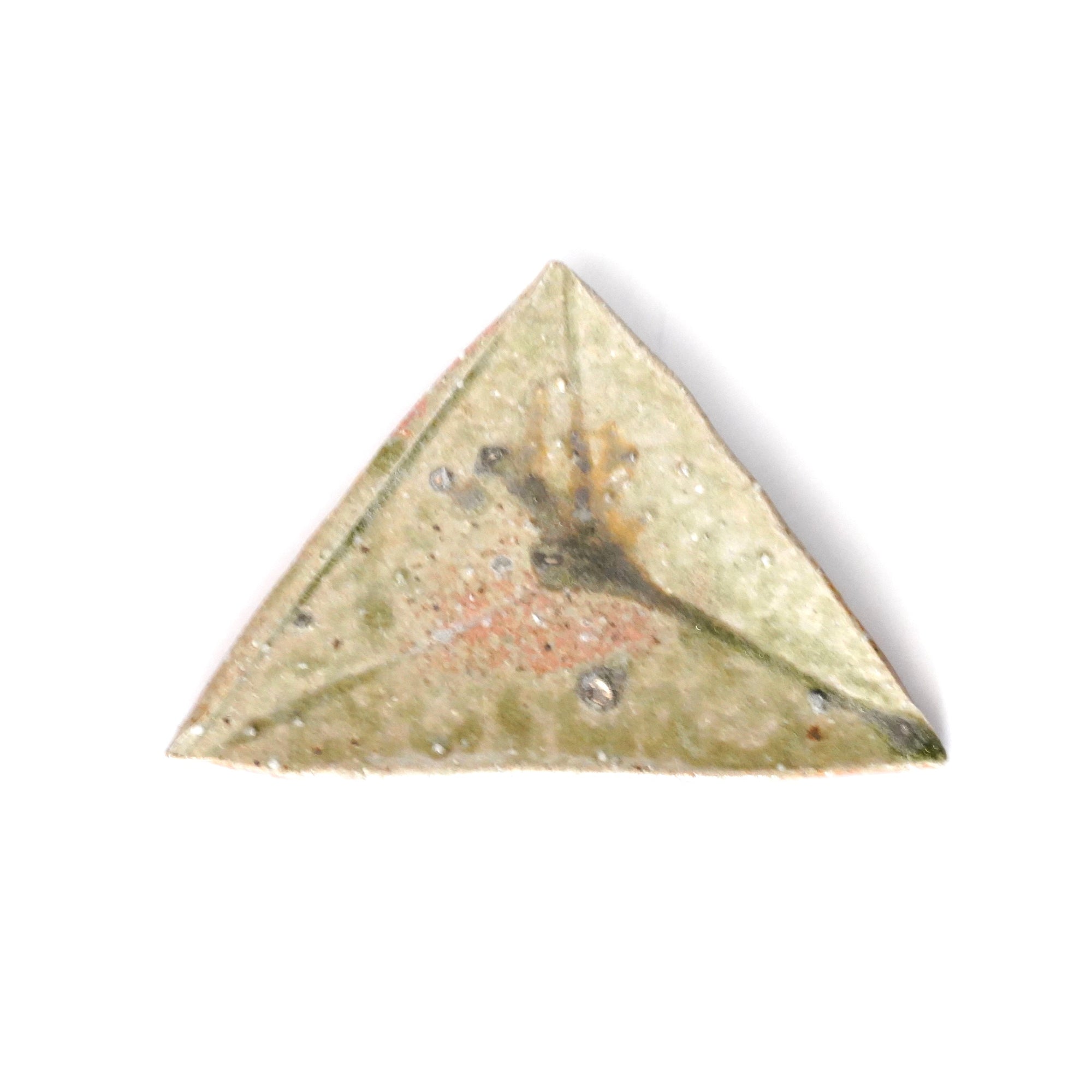 【辻村 塊】伊賀皿 三角