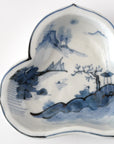 松型向付 染山水