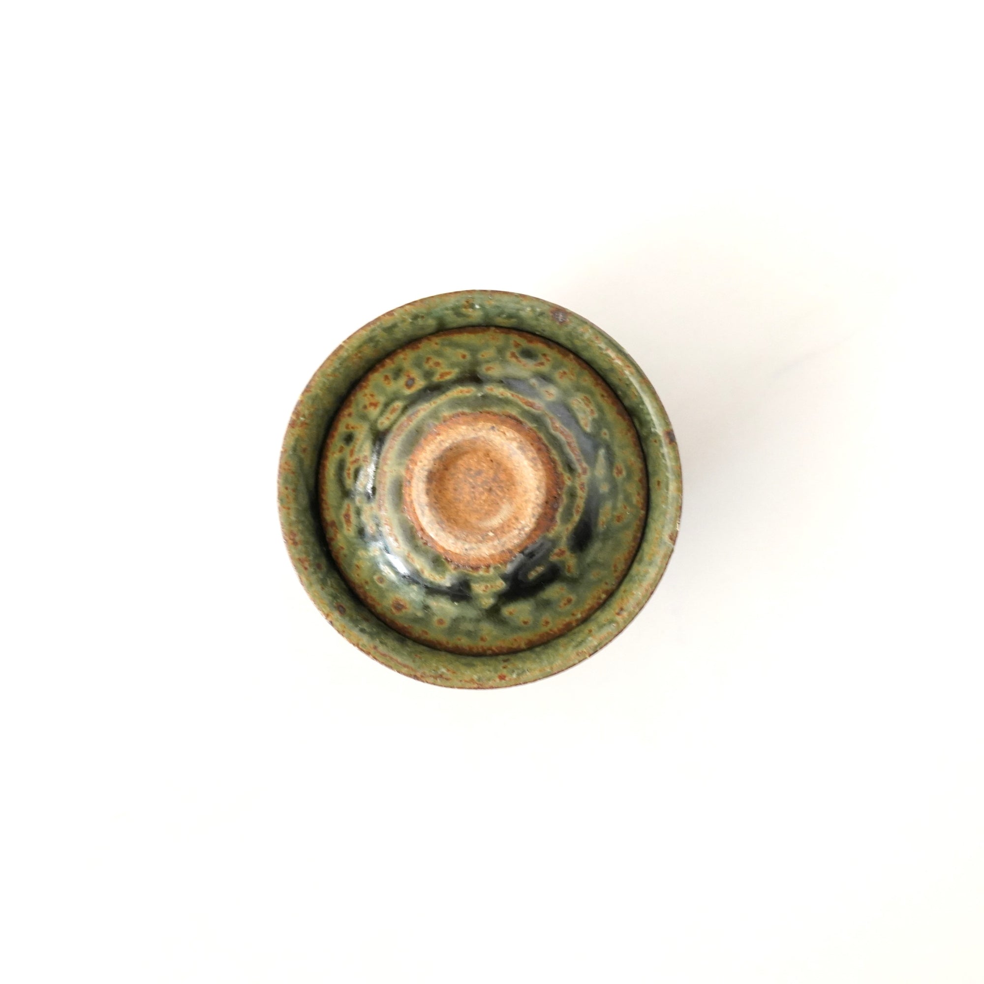 蓋付珍味碗 粉引織部