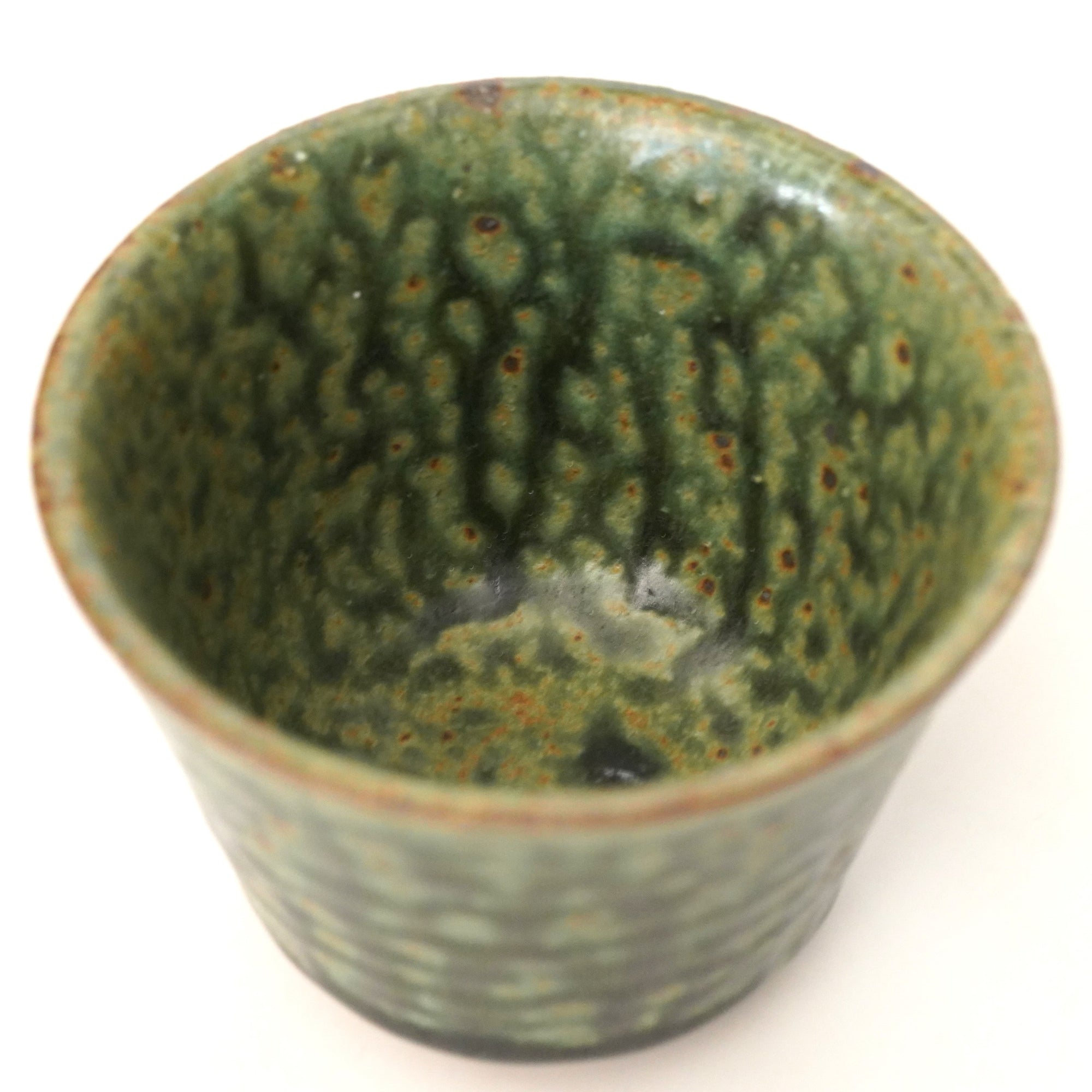 蓋付珍味碗 粉引織部