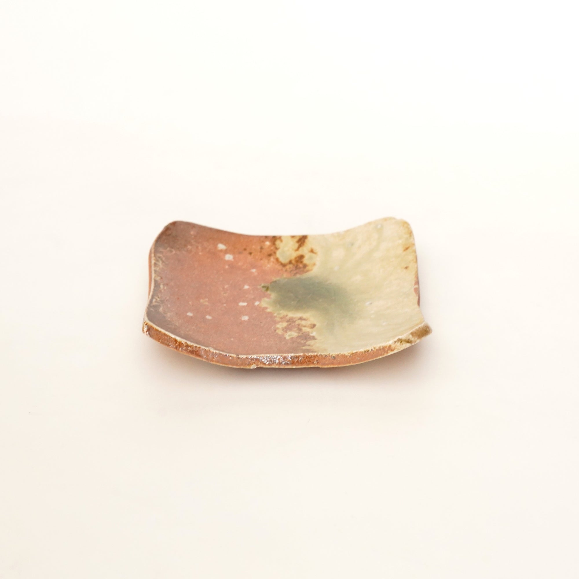 【水垣 力】伊賀四方皿 4寸