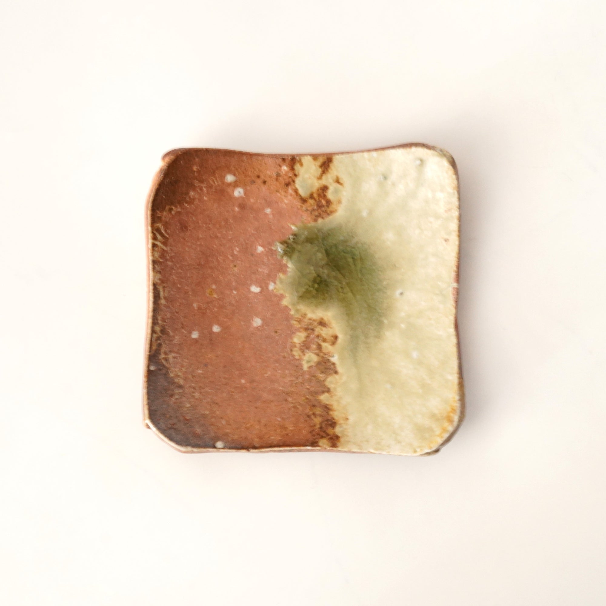 【水垣 力】伊賀四方皿 4寸