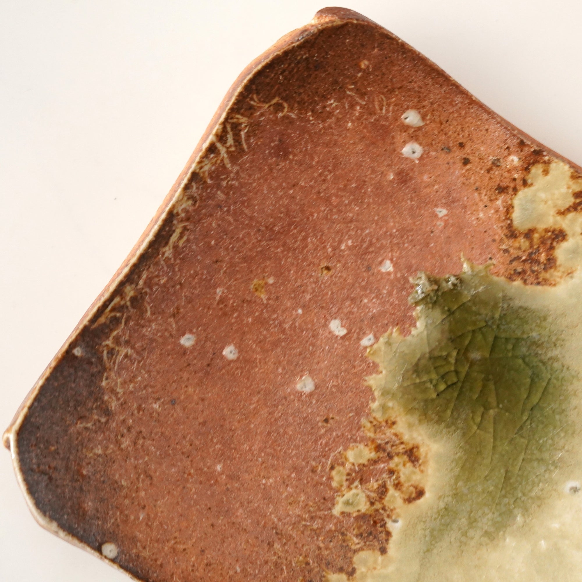 【水垣 力】伊賀四方皿 4寸