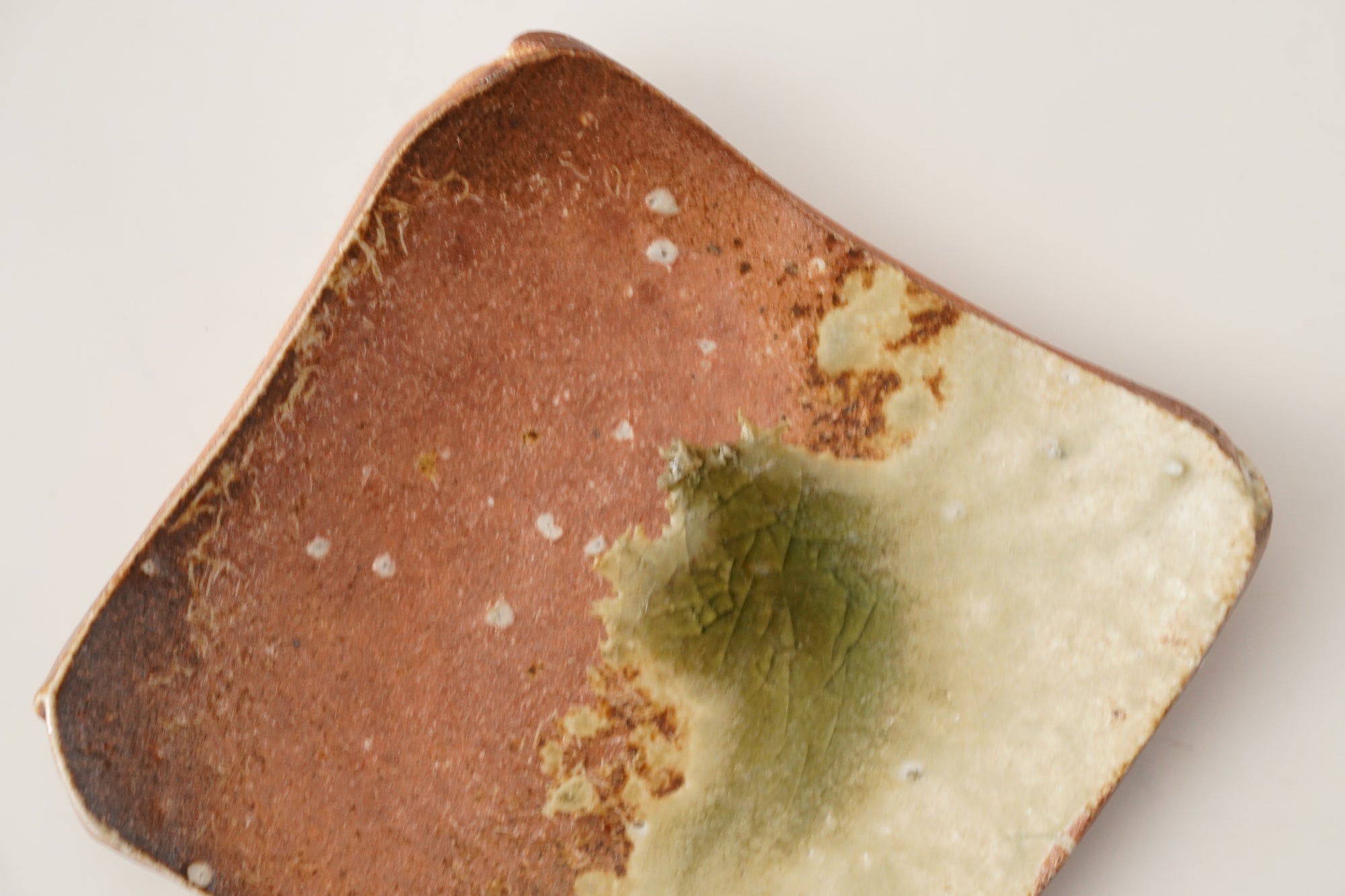 【水垣 力】伊賀四方皿 4寸