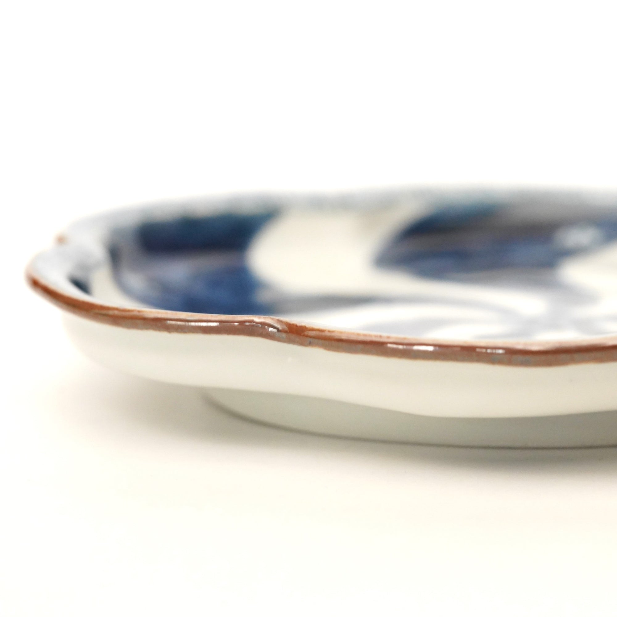 5.5寸輪花皿 ネジ祥瑞