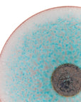 turquoise shallow bowl