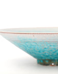 turquoise shallow bowl