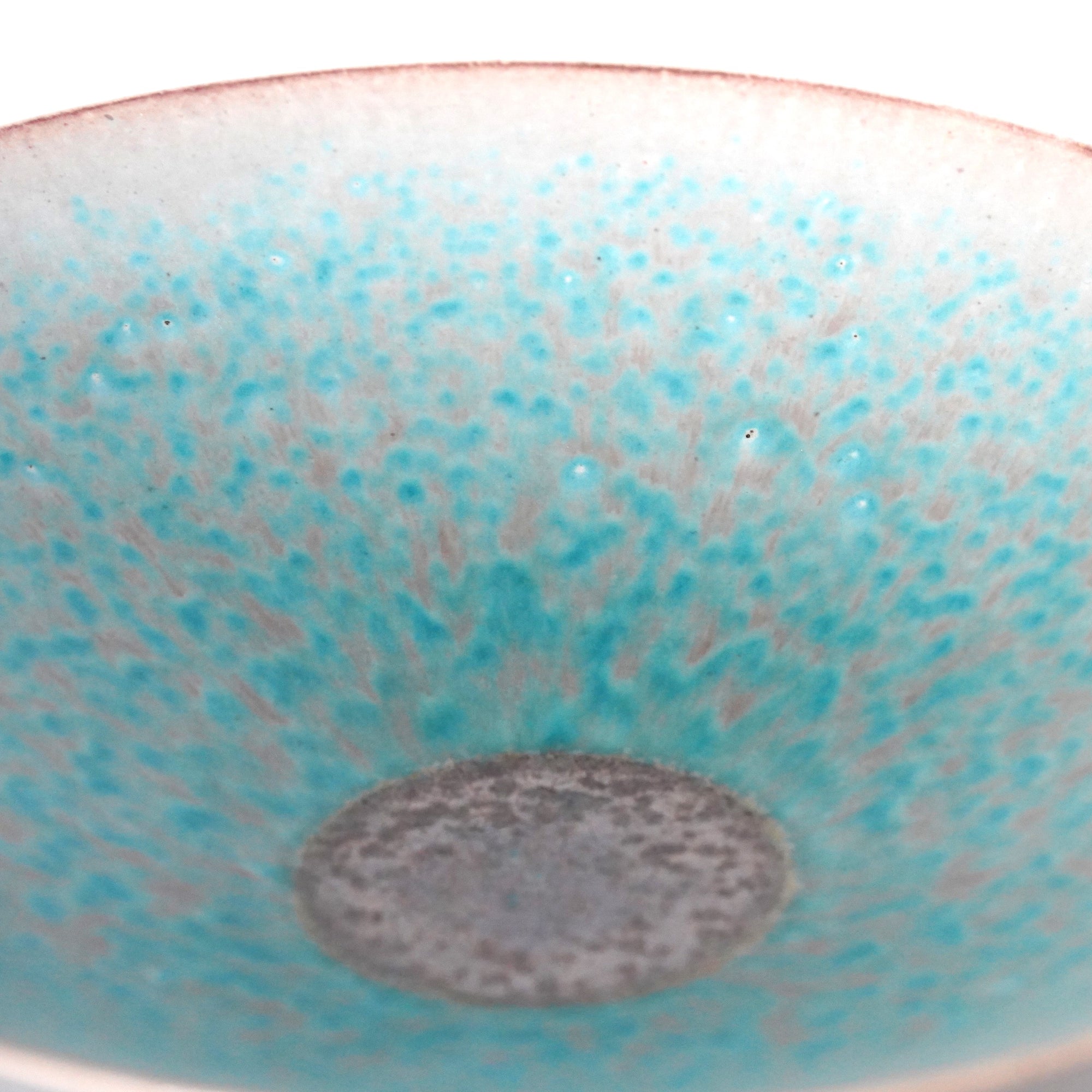 turquoise shallow bowl