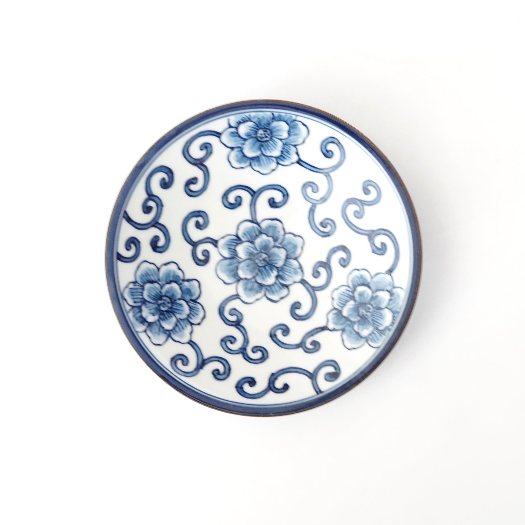 牡丹唐草小皿