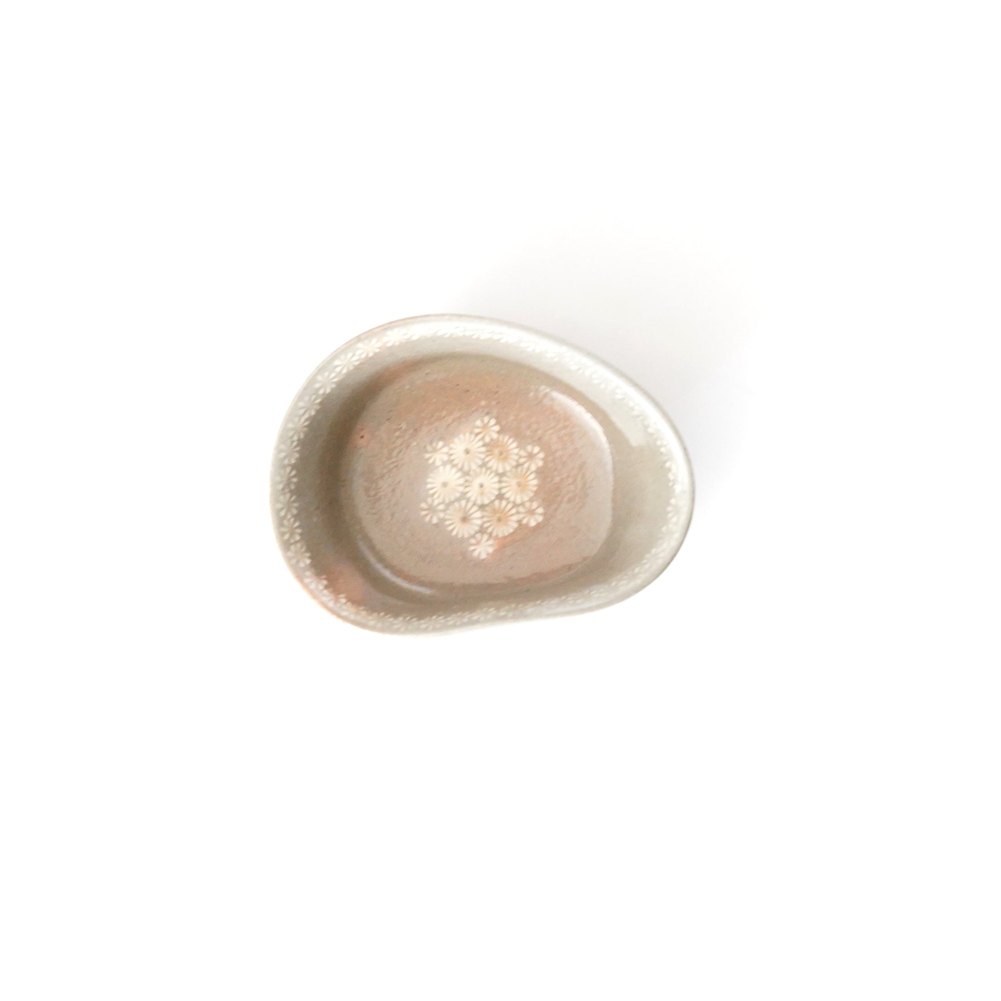 【宮里絵美】三島手沓形盃