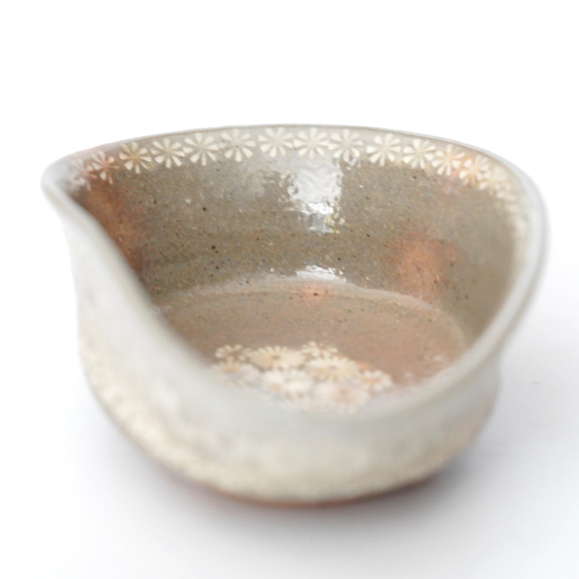 【宮里絵美】三島手沓形盃