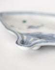 扇型小皿 波千鳥