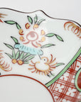 Akae flowers and birds Banreki Fukurokuju small bowl of quince