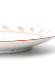【廣野俊彦】赤絵菖蒲格子文皿