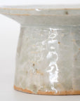【雪ノ浦裕一】灰釉花文八角高台豆皿