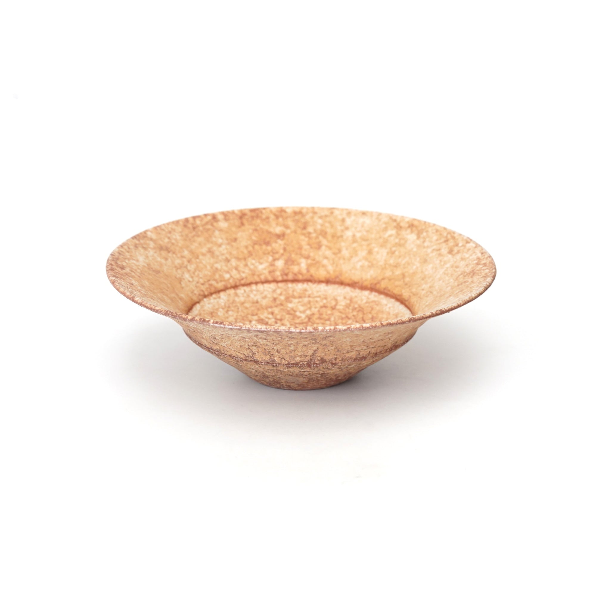 【Etsuji Noguchi】grayish black 6sun flat bowl