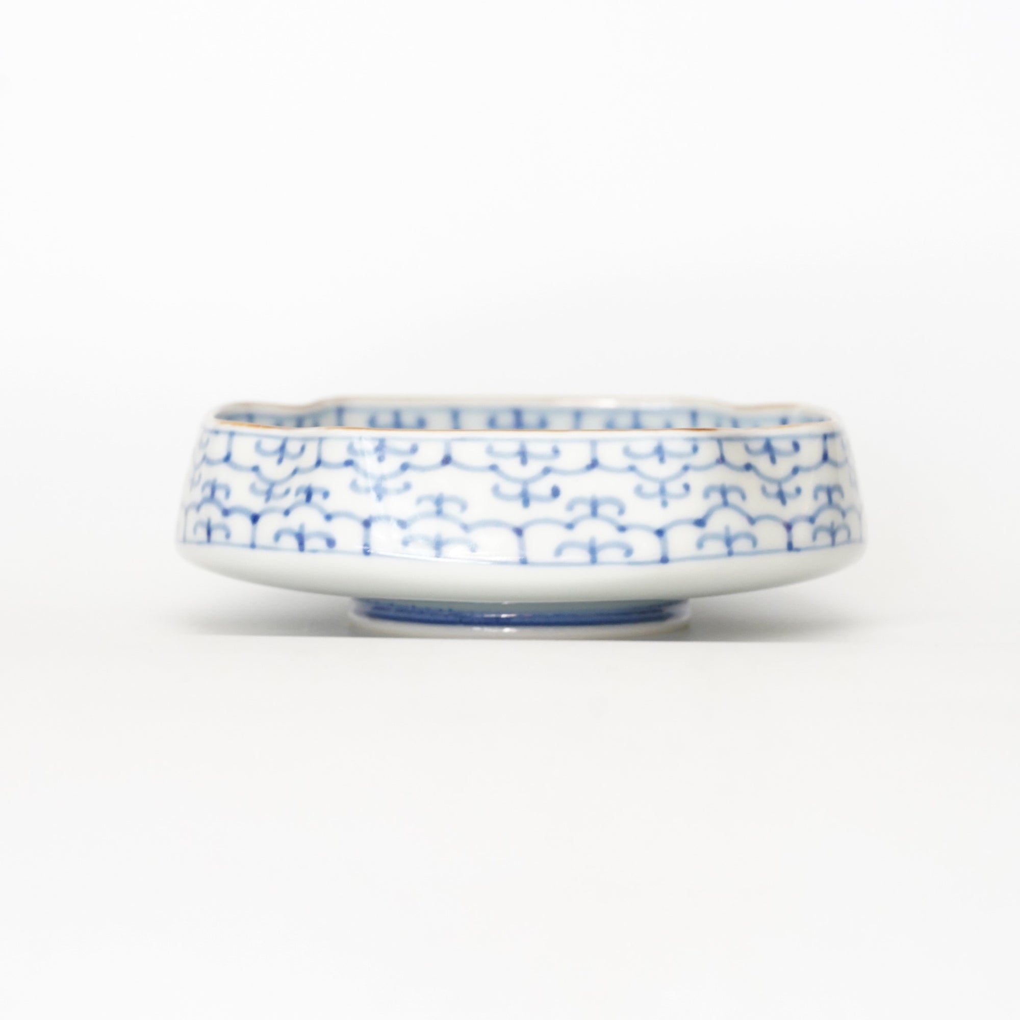 染付瓔珞木瓜向付