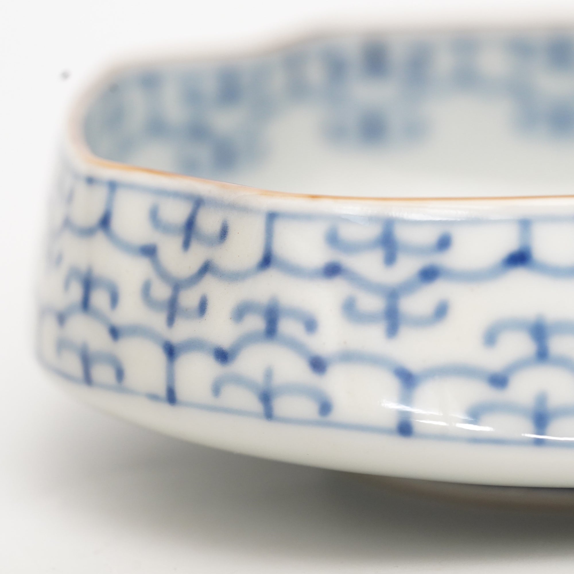 染付瓔珞木瓜向付