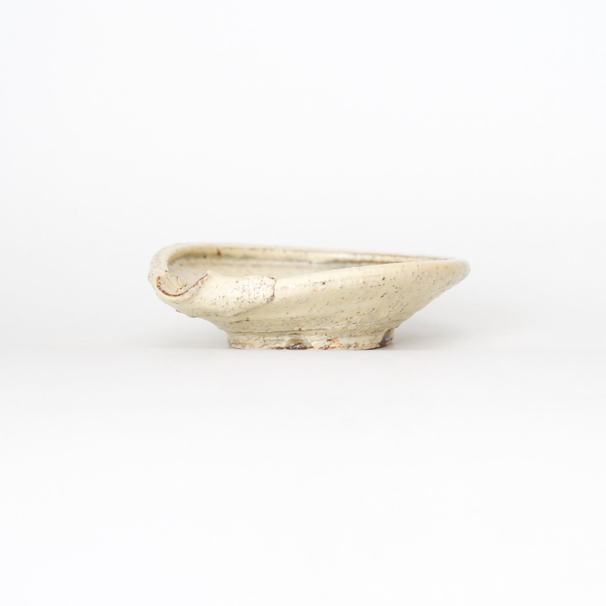 【工藤和彦】黄粉引平片口小钵