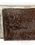 【福田和祐】朝鮮唐津変形陶板 23.5×11.5cm