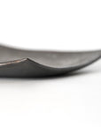 【山本英樹】玄釉正角皿 12cm