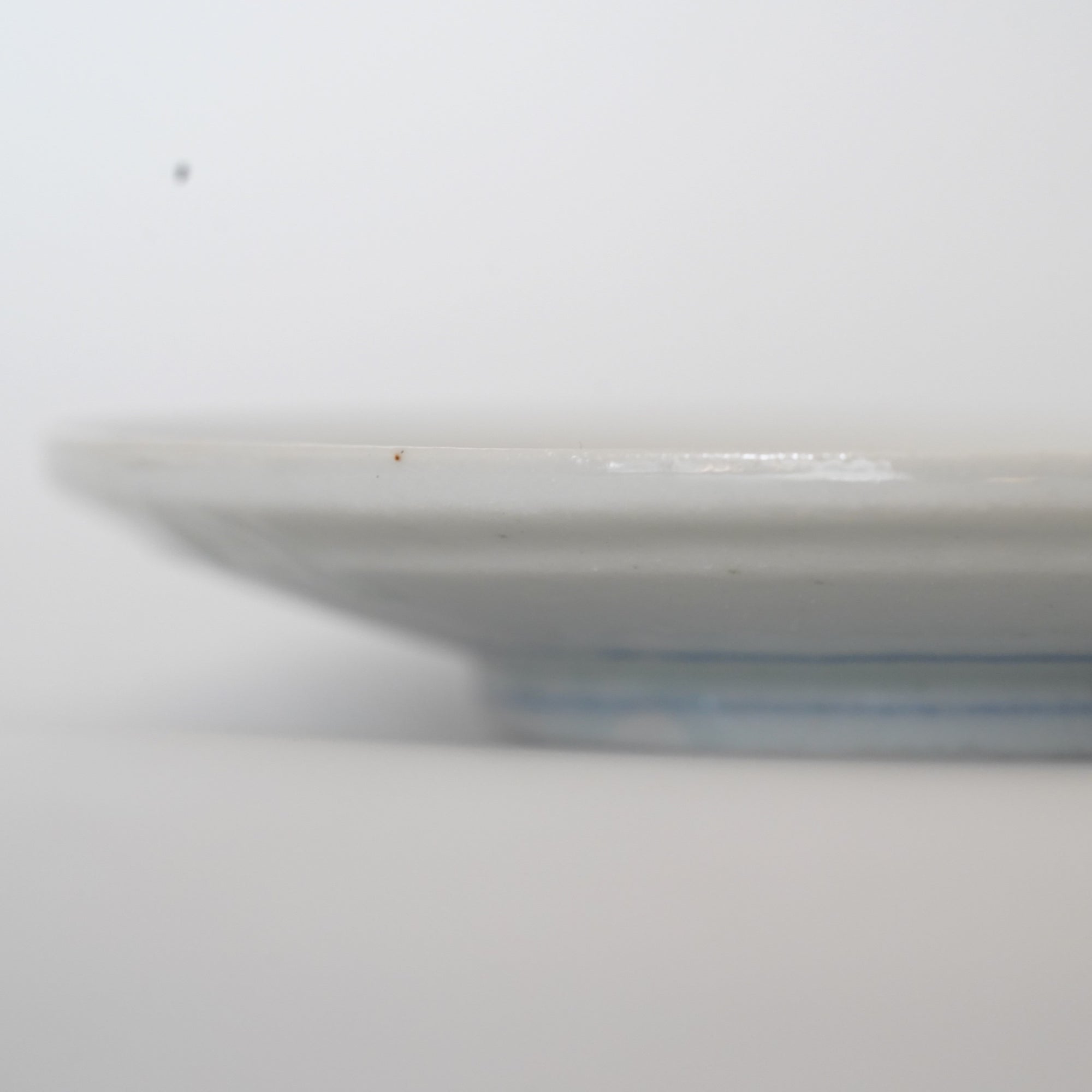 【文书画】白瓷5寸花缘盘